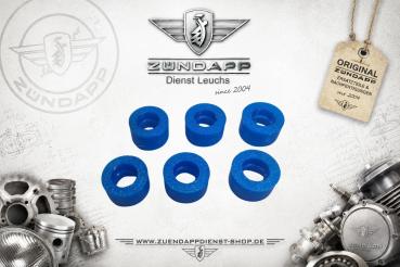 Preview: Zündapp Anfahrgummis / Radbuchse 120 mm 433-15.112 & 448-15.145 – Blue Performance Edition